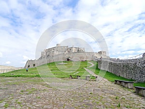 Inside the walls of Spis Castle