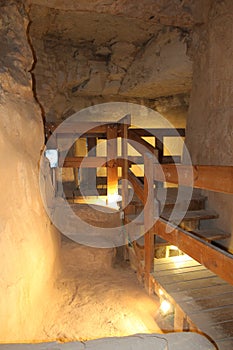 Inside The Water Factory Stairs, Tel Beer Sheva, Israel