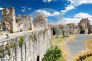 Inside the Yedikule Fortress in Istanbul, Turkey