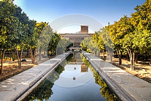 Inside the Zand castle in Shiraz, Iran