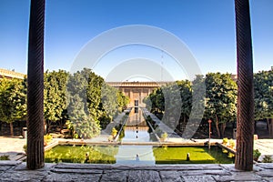 Inside the Zand castle in Shiraz, Iran