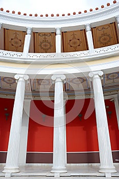 Inside zappeion, athens