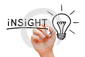 Insight Light Bulb Concept photo
