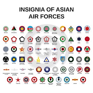 Insignia of asian air forces