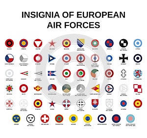 Insignia of european air forces