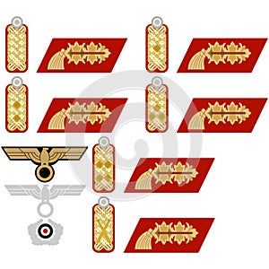 Insignia of the Wehrmacht generals photo