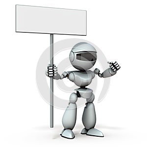 Insist on artificial intelligence robot.