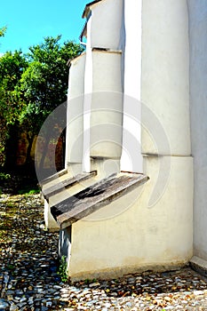 Inslde fortified Lutheran Saxon church in Dealul Frumos, Schoenberg, a village in  in Sibiu County, Transylvania