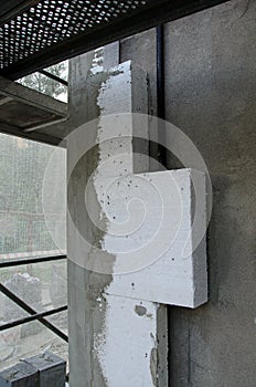 Insolating a building with styrofoam