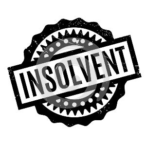 Insolvent rubber stamp