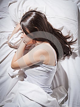 Insomnia depressed woman