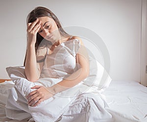 Insomnia depressed woman