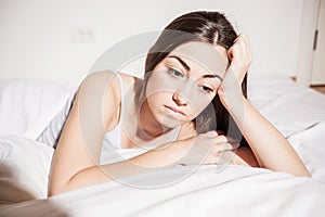 Insomnia depressed woman