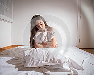 Insomnia depressed woman