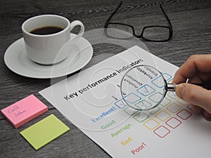 Inspecting key performance indicators