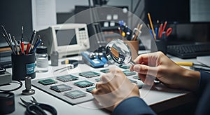 AI Microchip Inspection