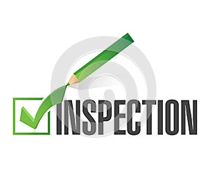 inspection check mark illustration design photo