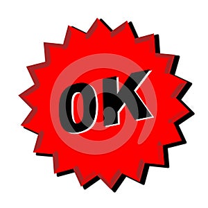 Inspection ok sign