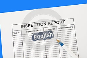 Inspection report