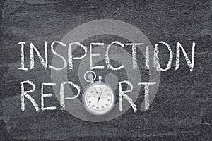 Inspection report watch
