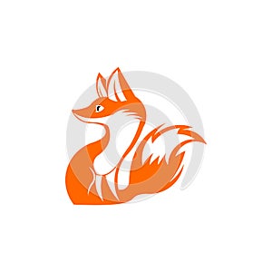 Inspiration fox unique logo design