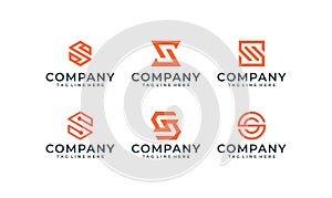 Inspiration Letter S Logo Design Bundle Vector