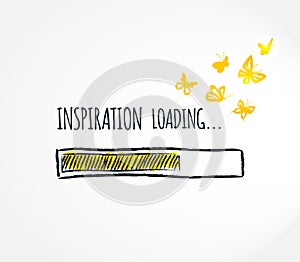 Inspiration loading concept.