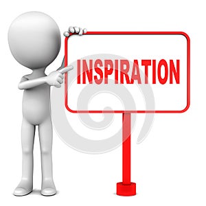 Inspiration phrase handwritten motivation and education concept