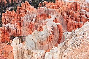 Inspiration Point at sunrise, Bryce Canyon National Park, Utah,