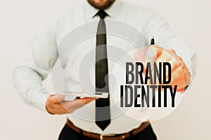 Inspiration showing sign Brand Identity. Business showcase visible elements of a brand that identify and distinguish