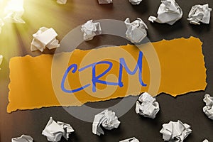 Inspiration showing sign Crm. Word for manages all your company relationships and interactions with customers