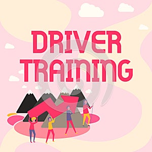 Inspiration showing sign Driver Training. Business approach prepares a new driver to obtain a driver s is license Four
