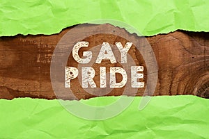 Inspiration showing sign Gay Pride. Business showcase Dignity of an idividual that belongs to either a man or -48283