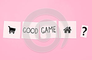 Inspiration showing sign Good Game. Internet Concept term frequently used in multiplayer gaming at the end of a match