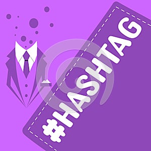 Inspiration showing sign Hashtag. Internet Concept Internet tag for social media Communication search engine strategy