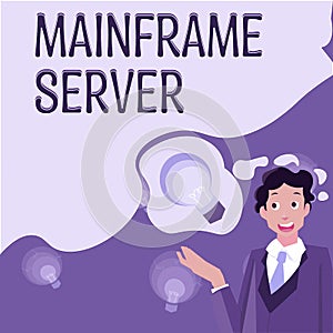 Inspiration showing sign Mainframe Server. Conceptual photo the inability to cause pregnancy in a fertile