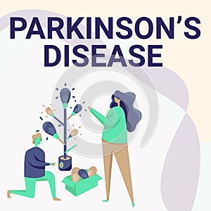 Inspiration showing sign Parkinson s is Disease. Business approach nervous system disorder that affects movement Man And