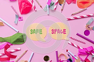 Inspiration showing sign Safe Space. Internet Concept a place or room in which you are protected from harm or danger