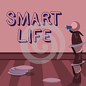 Inspiration showing sign Smart Life. Business showcase approach conceptualized from a frame of prevention and lifestyles