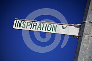 Inspiration Street Sign