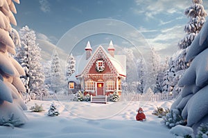 Inspirational Christmas scenes with diverse