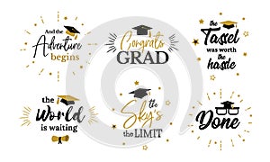Inspirational grad party quotes to congrat graduates