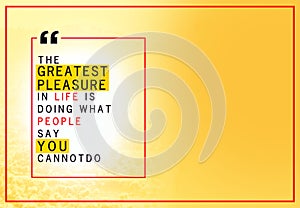 Inspirational motivation quote