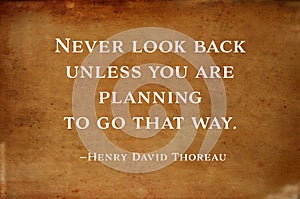 Inspirational and motivational quote by Thoreau