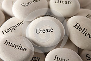 Inspirational stones - Create
