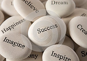 Inspirational stones - Success