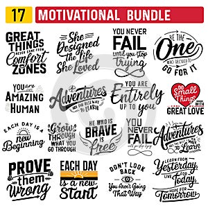 Inspirational SVG Quote Collection - Empowering and Positive Word Art