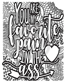 Inspirational words coloring book pages.motivational quotes coloring pages design