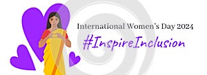 Inspire inclusion campaign for International Women\'s Day 2024 banner