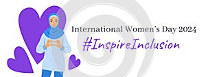 Inspire inclusion campaign for International Women\'s Day 2024 banner